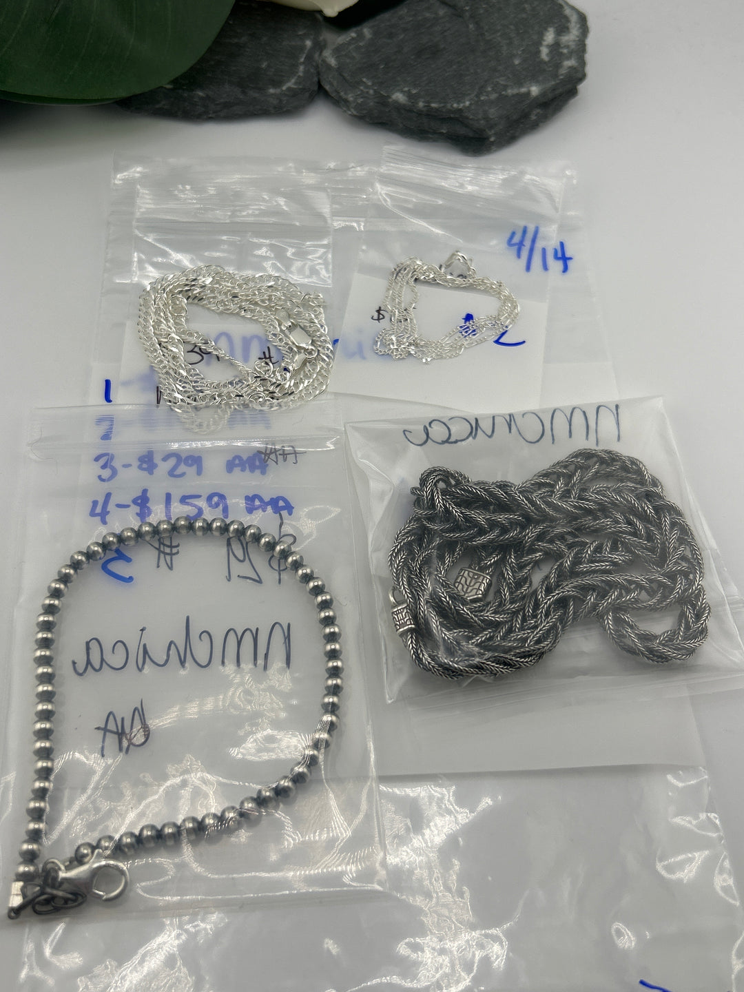 RESERVED FOR: nmchica - 4/14/2025 tiktok Live Show - 4 Sterling Silver Items