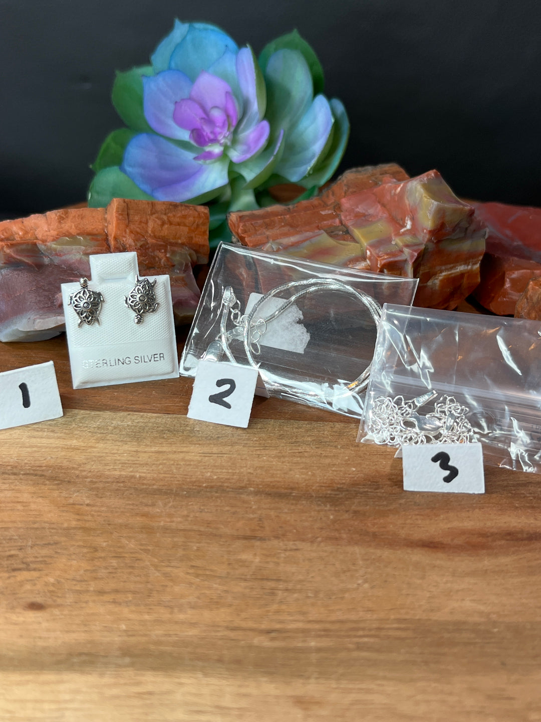 RESERVED FOR: Jadesky- 7/7/24-3 Sterling Silver Items