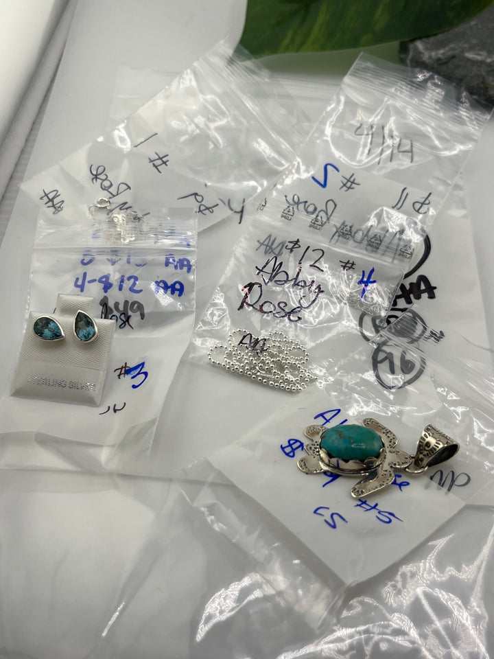 RESERVED FOR: Abby Rose - 4/14/2025 tiktok Live Show - 5 Sterling Silver Items