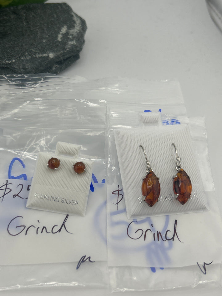 RESERVED FOR: Grinch - 3/29/2025 The Collective Boutique App Live Show -  2 Sterling Silver Items