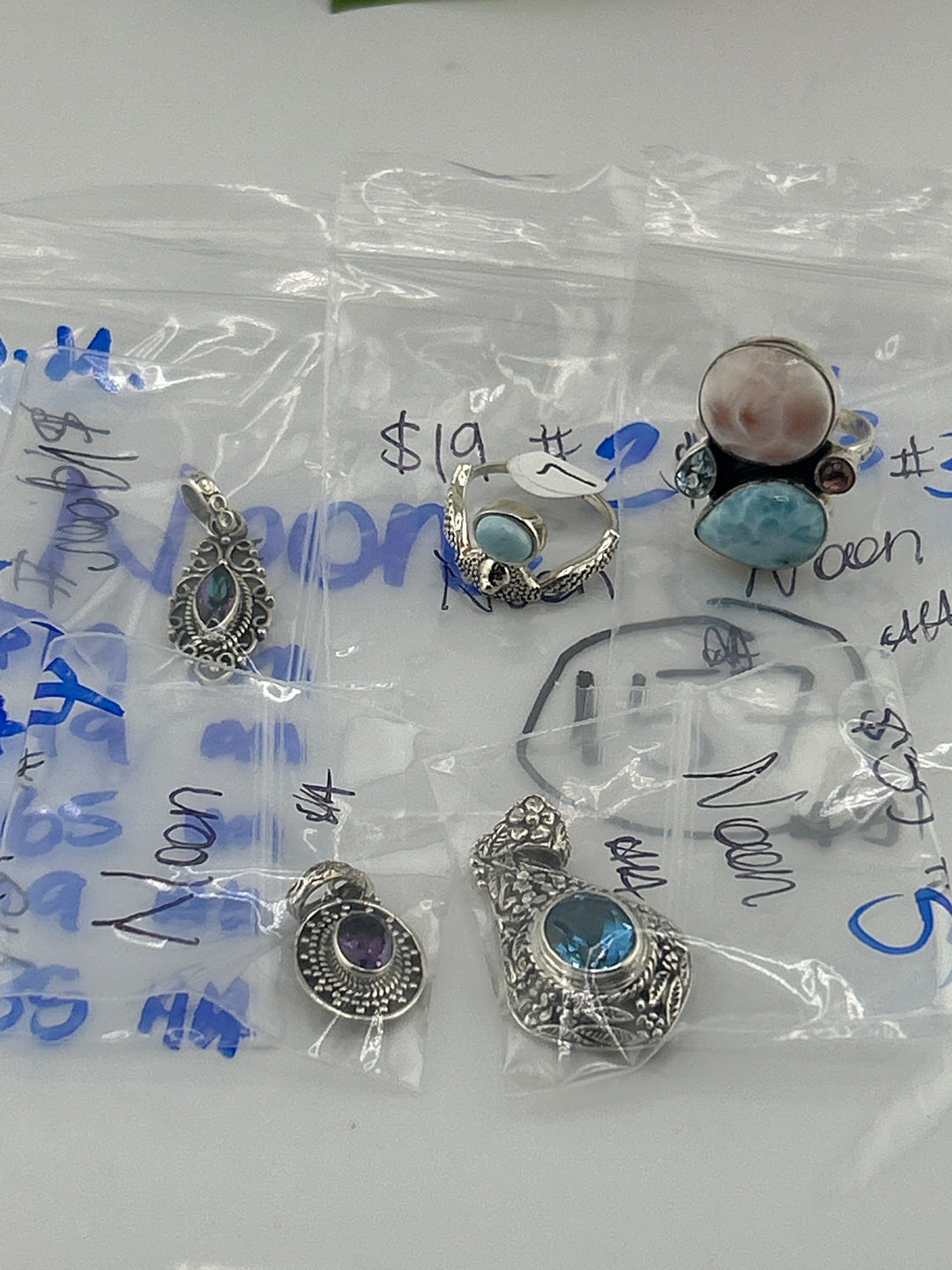 PM SHOW 48HR - RESERVED FOR: Noon - 9/03/2025 FL tiktok Live Show - 5 Sterling Silver Items