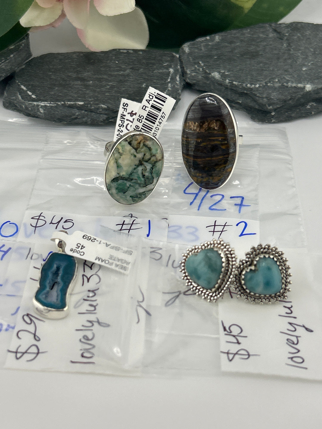 RESERVED FOR: lovelylulu333 - 4/27/2025 tiktok Live Show -4  Sterling Silver Items