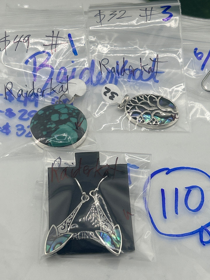 RESERVED FOR: Raiderkat - 6/7/2025 FL tiktok Live Show - 3 Sterling Silver Items