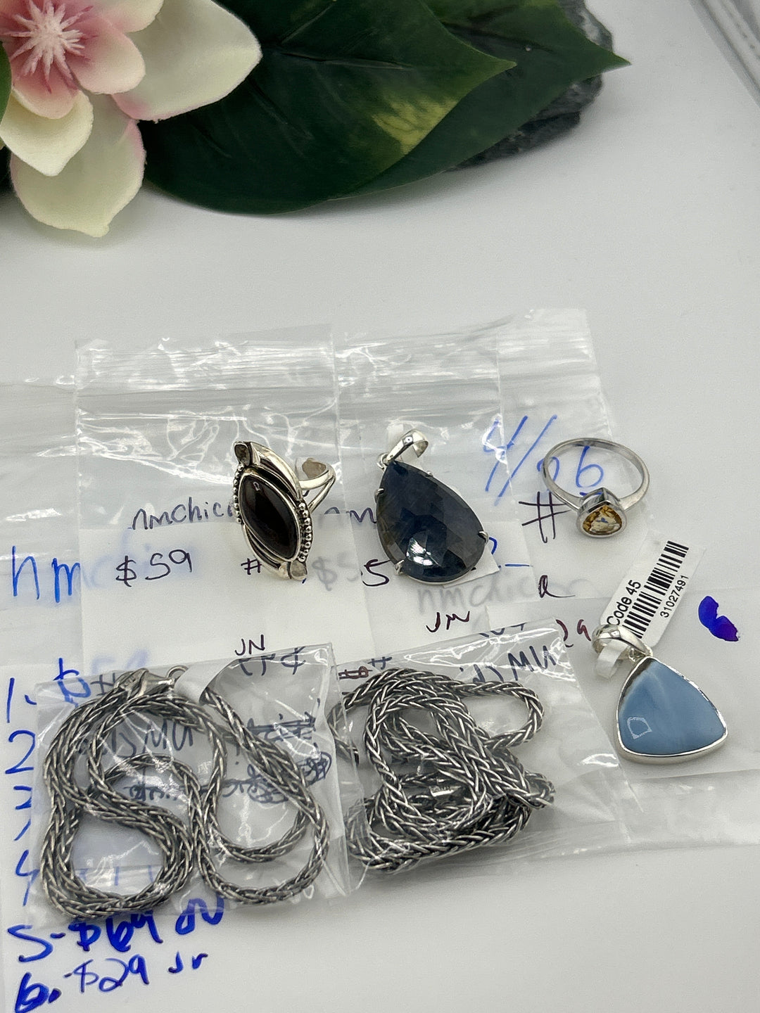 RESERVED FOR: nmchica - 4/26/2025 tiktok Live Show -6  Sterling Silver Items