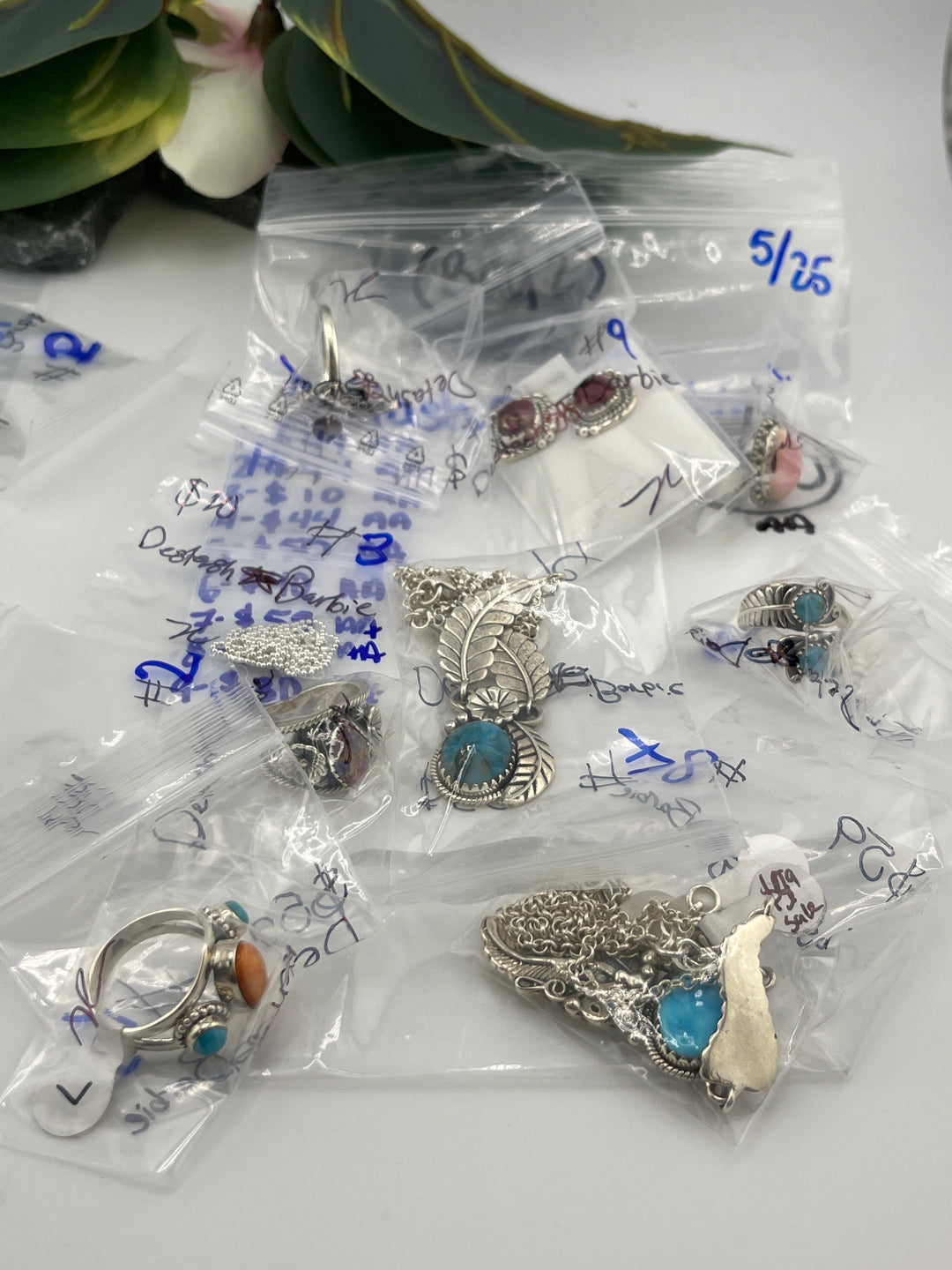 RESERVED FOR: Detash🎀Barbie (Bag 2)- 5/25/2025 tiktok Live Show - 9 Sterling Silver Items