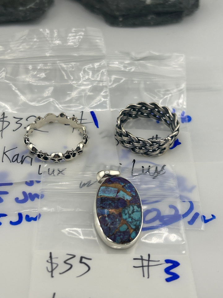 RESERVED FOR: Kari Lux- 4/6/2025 tiktok Live Show -2 Sterling Silver Items