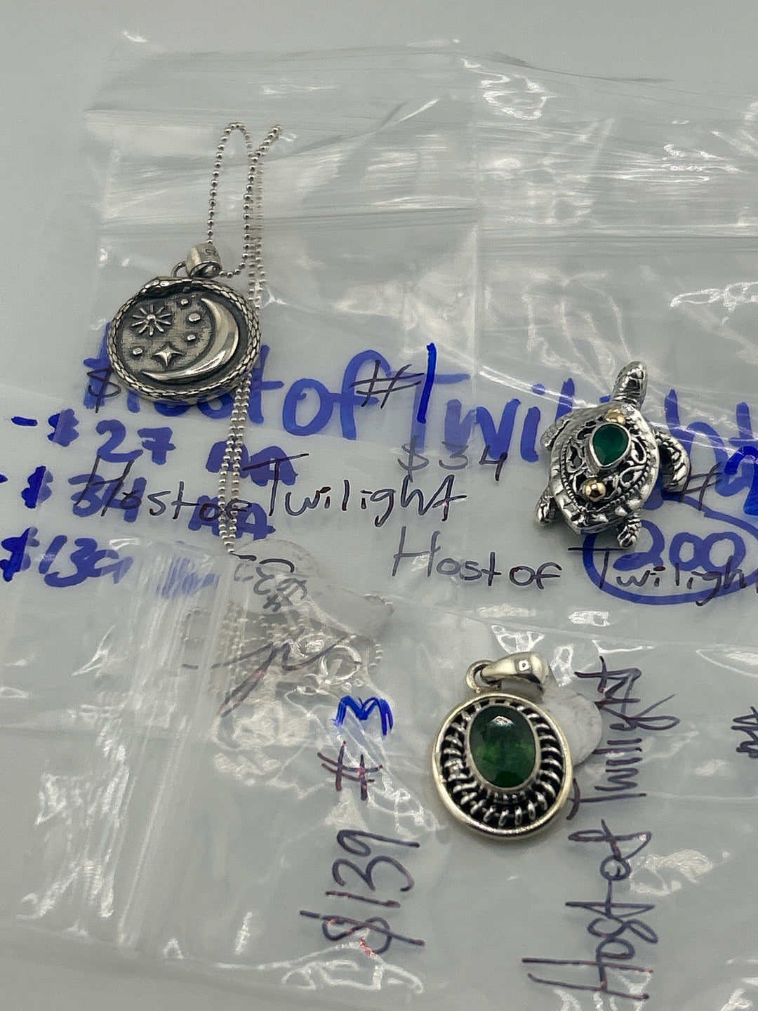 RESERVED FOR: HostofTwilight- 5/25/2025 tiktok Live Show -3  Sterling Silver Items