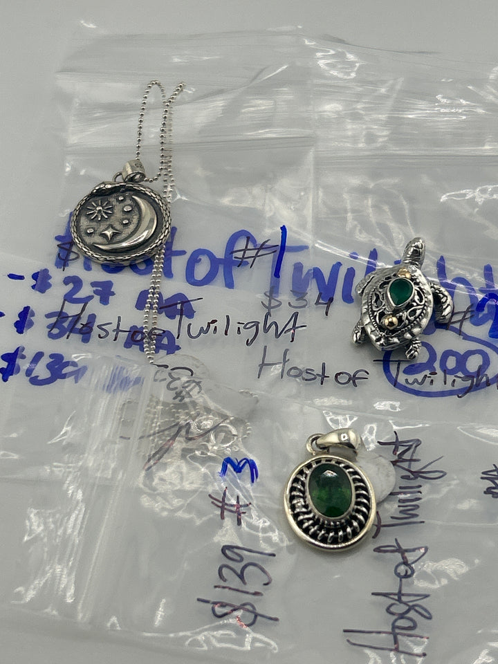 RESERVED FOR: HostofTwilight- 5/25/2025 tiktok Live Show -3  Sterling Silver Items