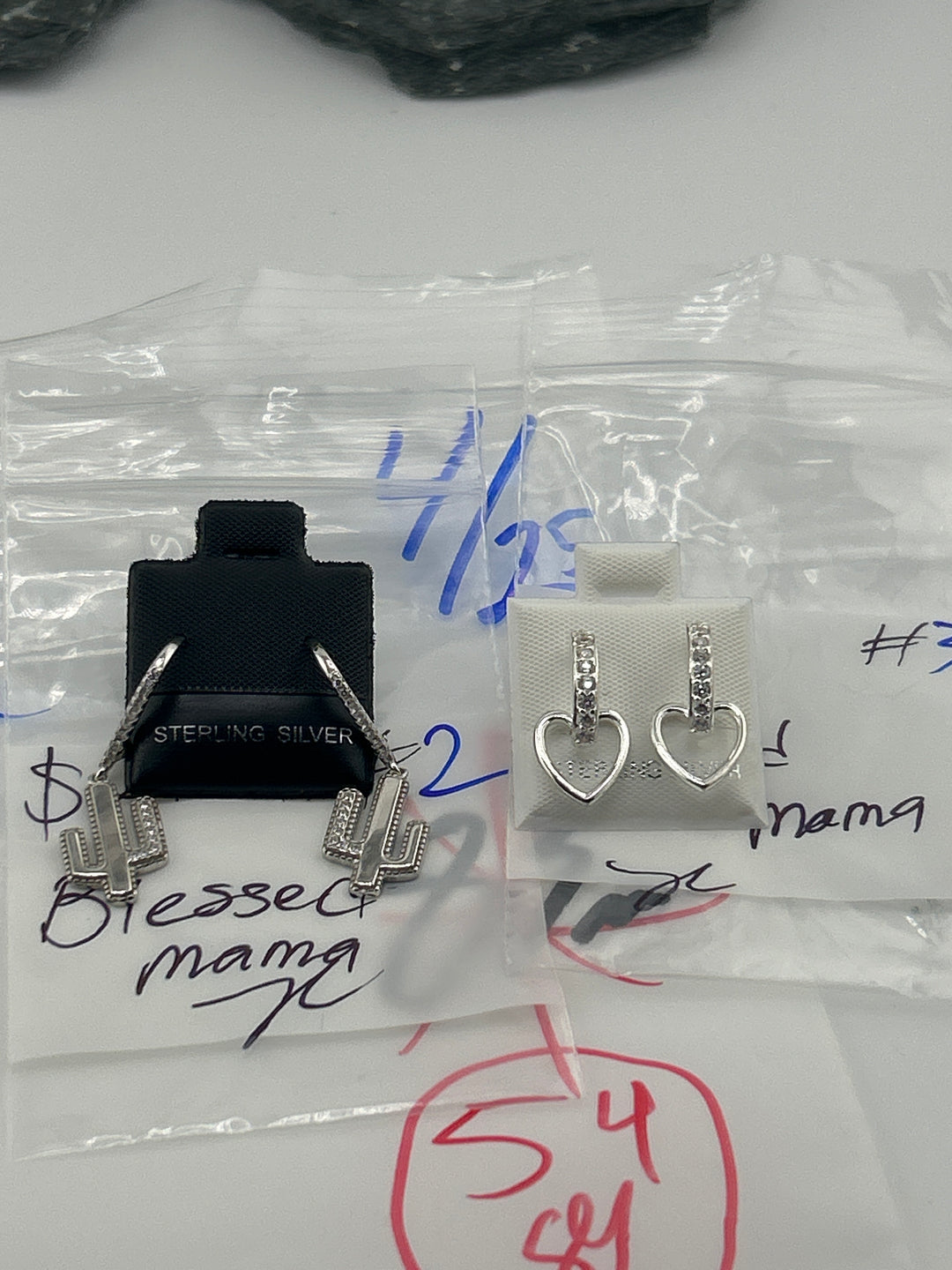 RESERVED FOR: Blessed mama - 4/25/2025 tiktok Live Show - 2 Sterling Silver Items