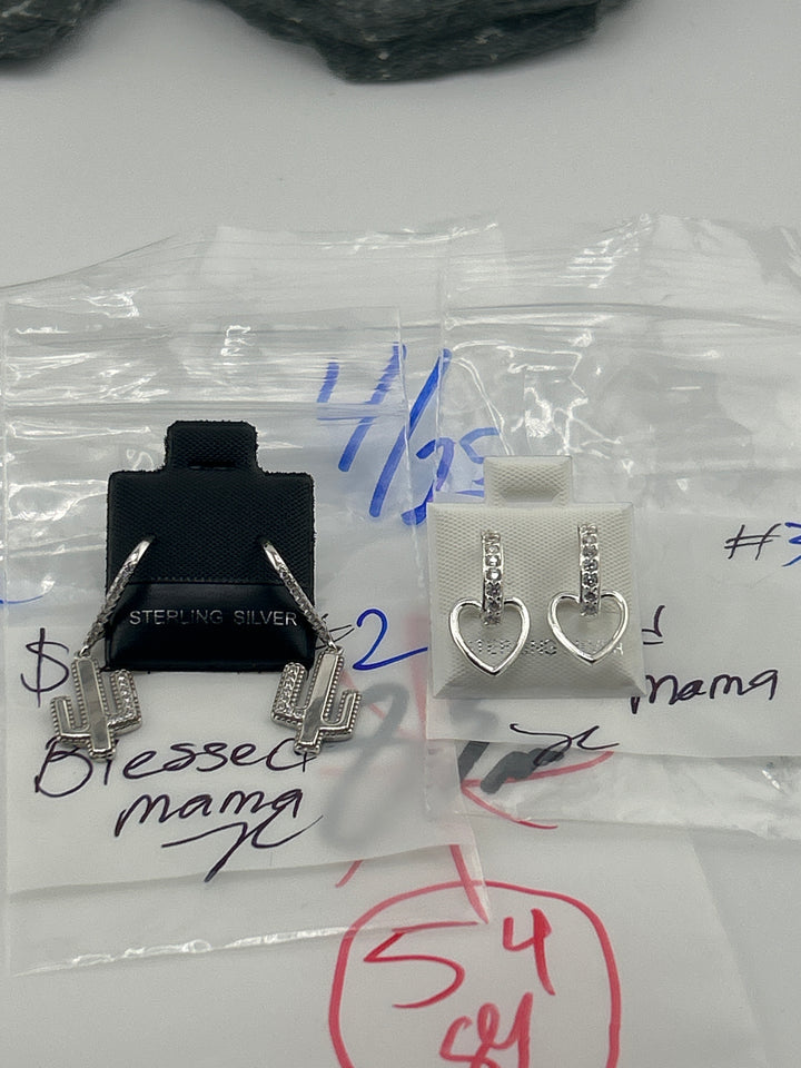 RESERVED FOR: Blessed mama - 4/25/2025 tiktok Live Show - 2 Sterling Silver Items