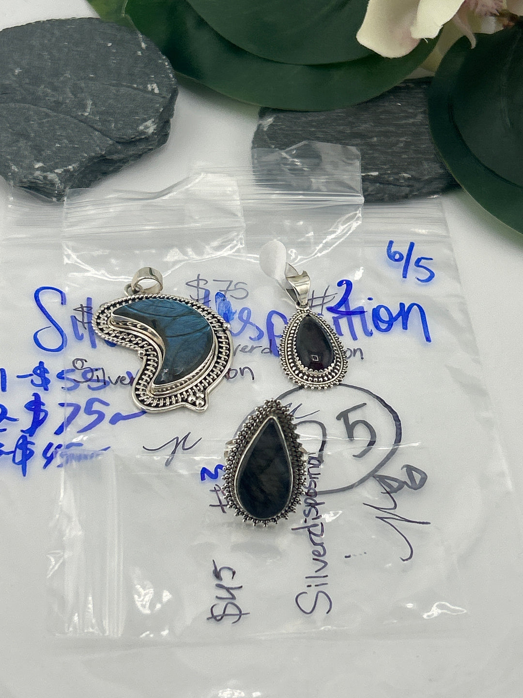 RESERVED FOR: Silverdisposition - 6/5/2025 tiktok (48 hr) Reservation Live Show - 3 Sterling Silver Items