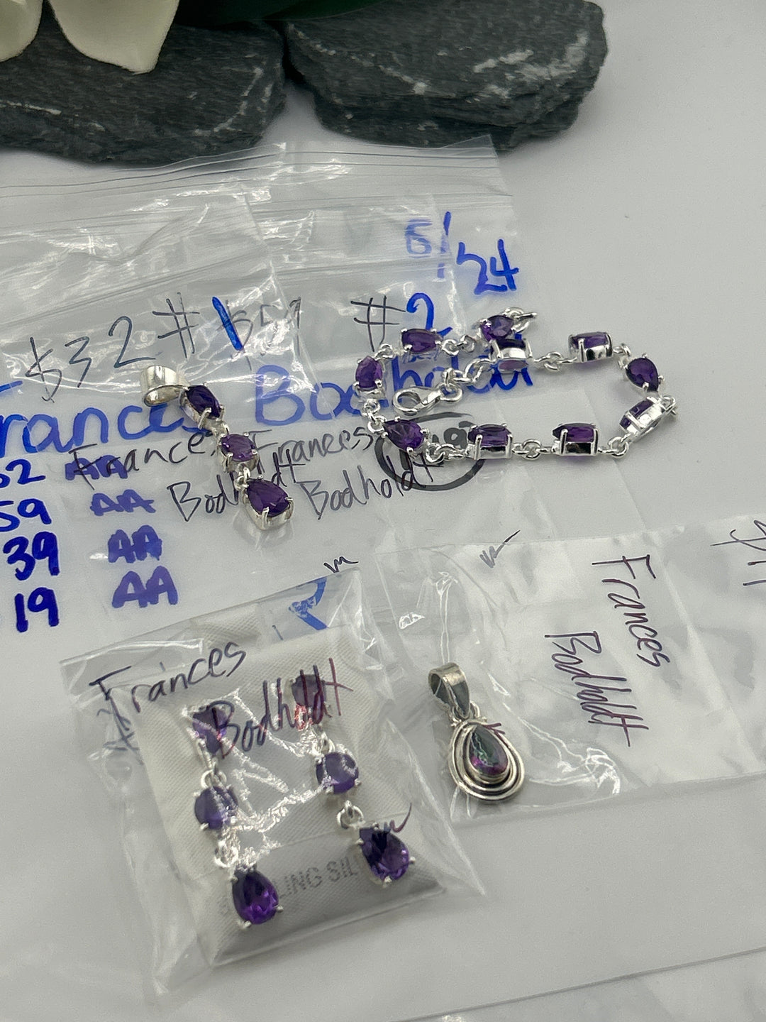 RESERVED FOR: Frances Bodholdt- 5/24/2025 tiktok Live Show -4 Sterling Silver Items