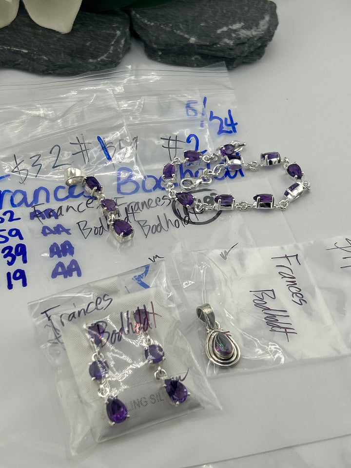 RESERVED FOR: Frances Bodholdt- 5/24/2025 tiktok Live Show -4 Sterling Silver Items