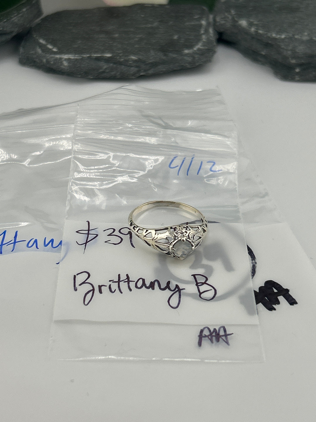 RESERVED FOR: Brittany B- 4/12/2025 tiktok Live Show - 1 Sterling Silver Items