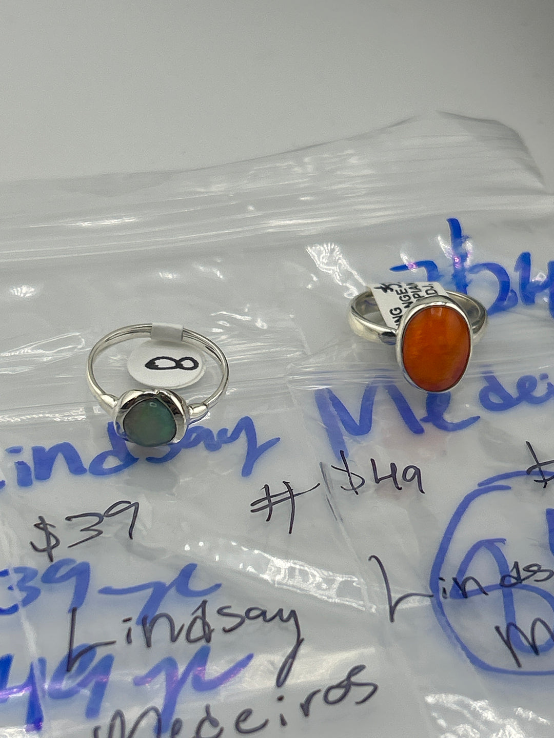 PM SHOW 48HR - RESERVED FOR: Lindsay Medeiros  - 7/24/2025 FL tiktok Live Show - 2 Sterling Silver Items (Copy)