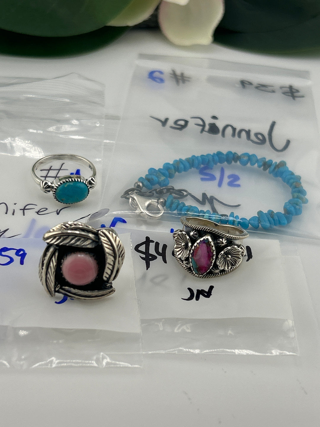 RESERVED FOR:  Jennifer K-5/2/2025 tiktok Live Show -4  Sterling Silver Items