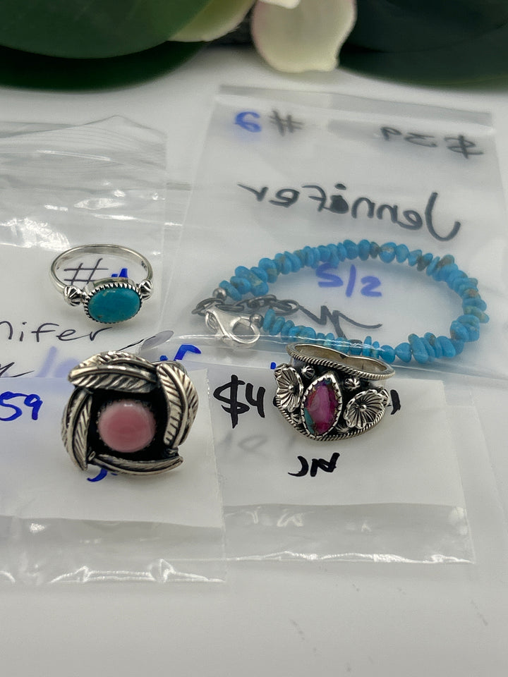 RESERVED FOR:  Jennifer K-5/2/2025 tiktok Live Show -4  Sterling Silver Items