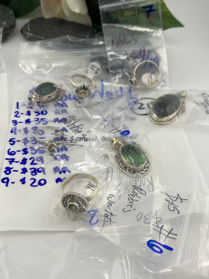 RESERVED FOR: Robbies World- 5/24/2025 tiktok Live Show - 7 Sterling Silver Items