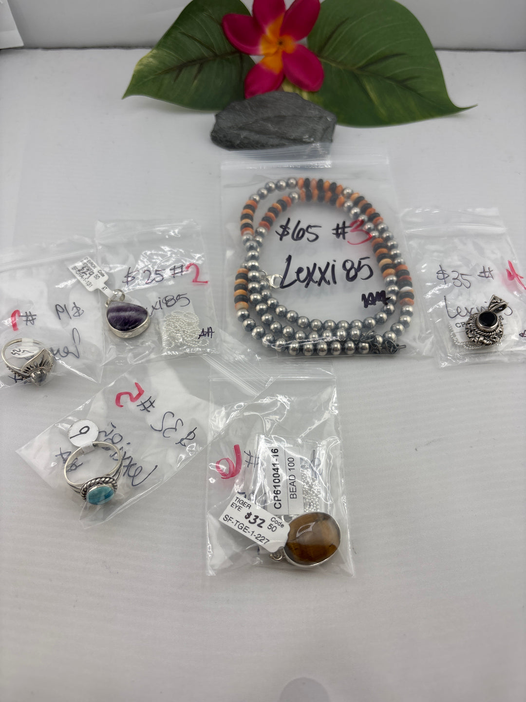 AM SHOW 48HR RESERVED FOR: Lexxi85 - 9/29/2025 FL tiktok Live Show -  6 Sterling Silver Items