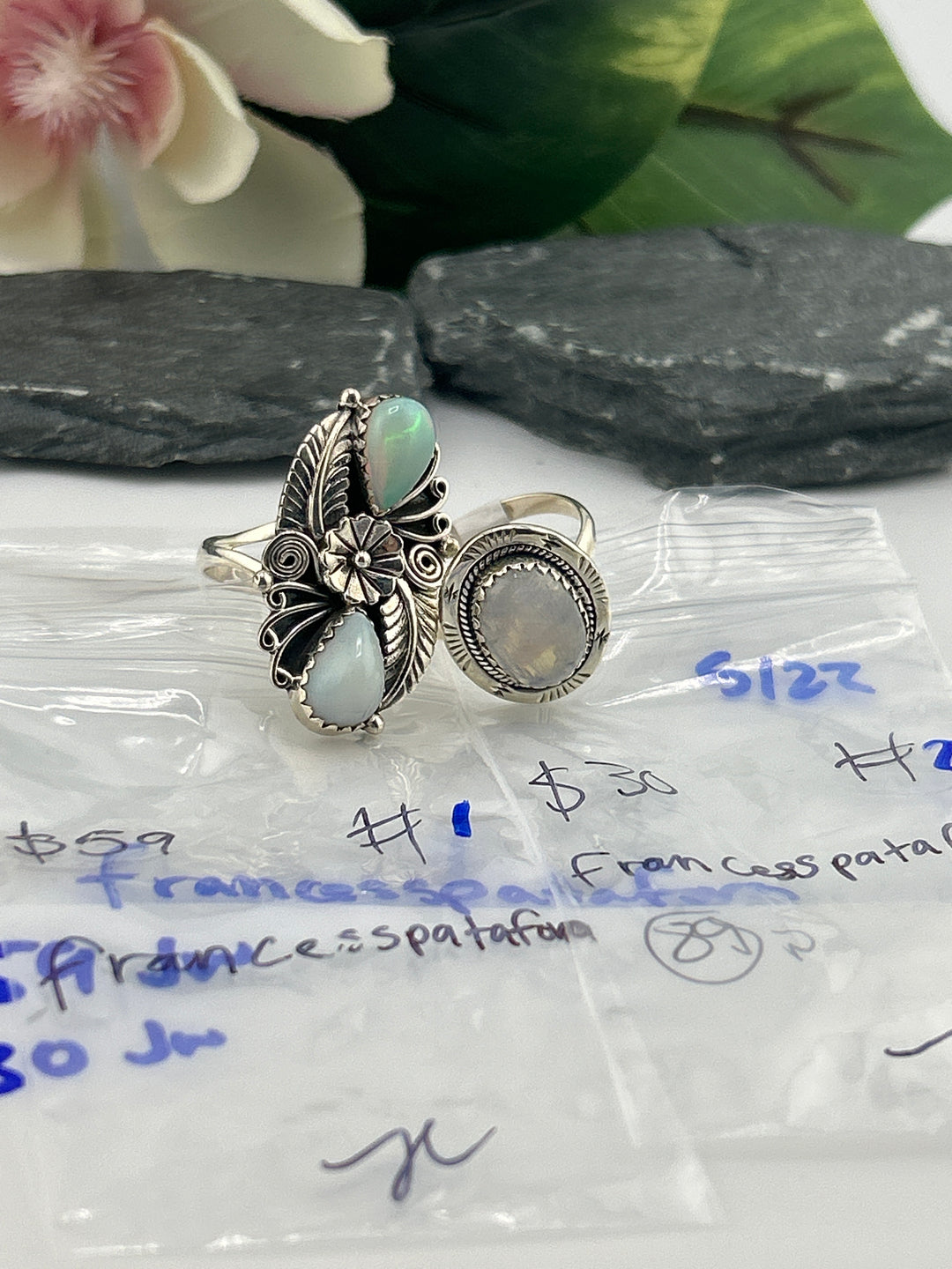 RESERVED FOR:  francesspatafora- 5/22/2025 tiktok Live Show -2  Sterling Silver Item