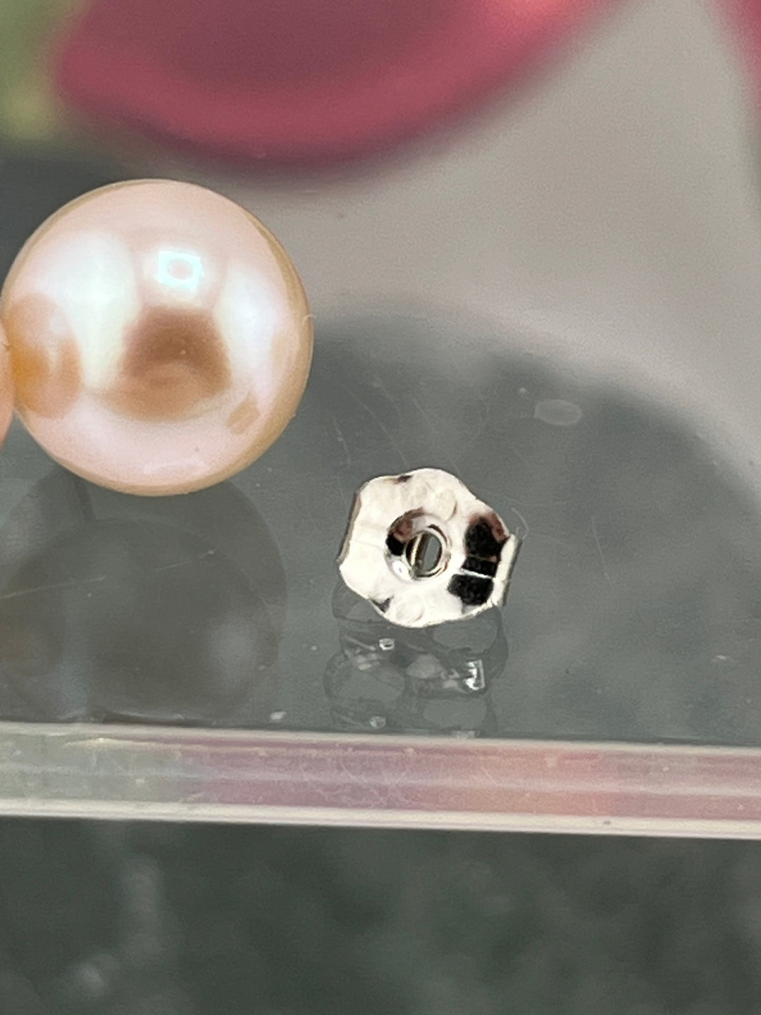 14K Gold Pearl Earrings