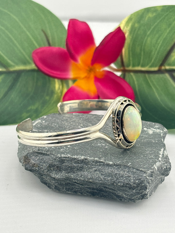 Ethiopian Opal Cuff Bracelet