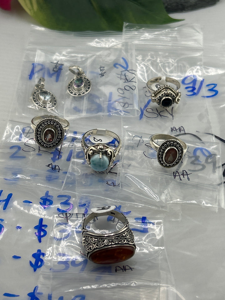 PM SHOW 48HR - RESERVED FOR: SKY  - 9/03/2025 FL tiktok Live Show - 7 Sterling Silver Items