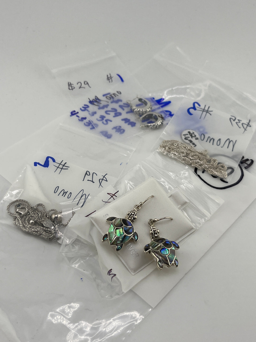 RESERVED FOR: Momo - 4/30/2025 tiktok Live Show - 4 Sterling Silver Items