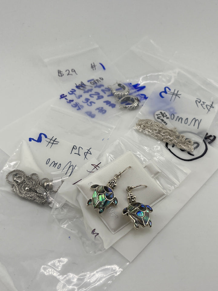 RESERVED FOR: Momo - 4/30/2025 tiktok Live Show - 4 Sterling Silver Items