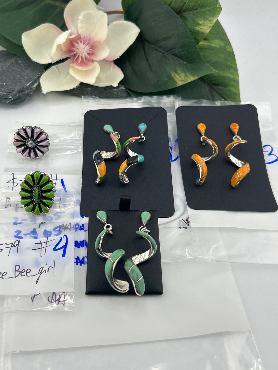 RESERVED FOR: Bee_Bee_girl - 4/5/2025 tiktok Live Show - 5 Sterling Silver Items