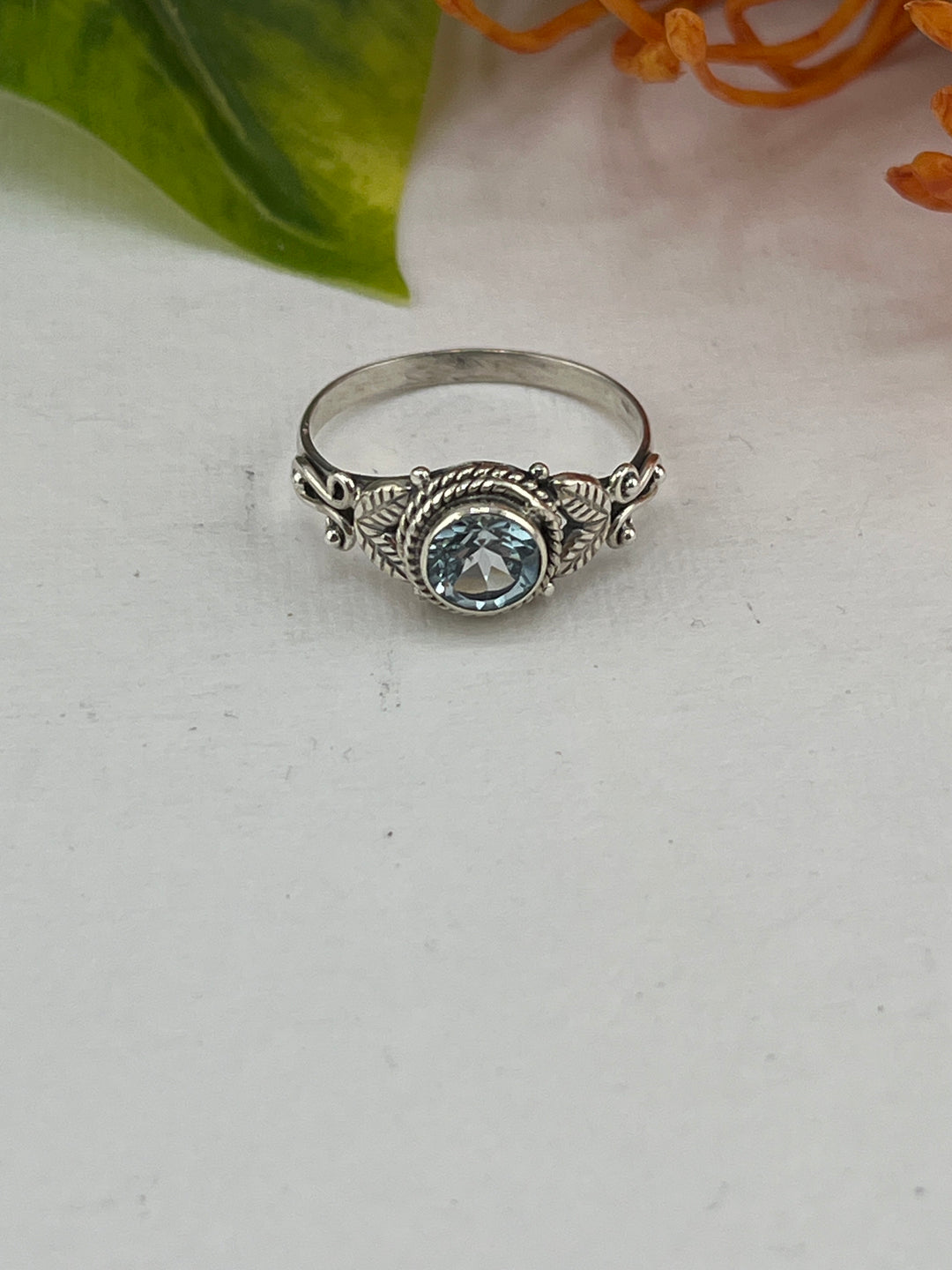 Blue Topaz Ring