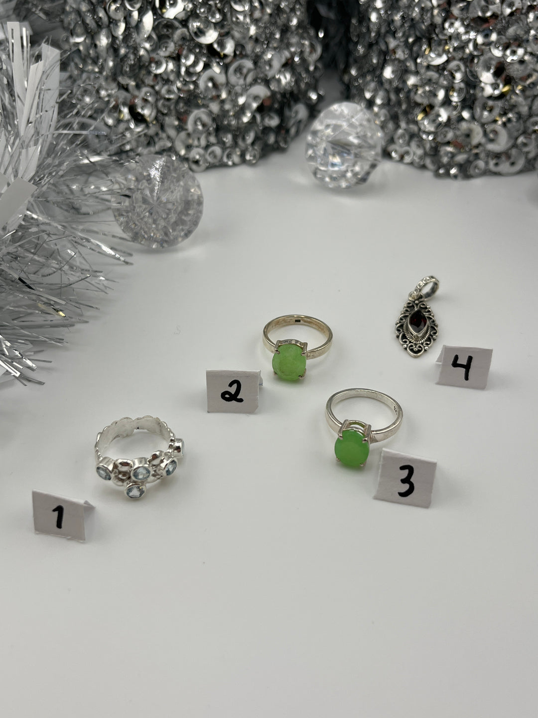RESERVED FOR:   nmchica-11/27/2024 -4 Sterling Silver Items