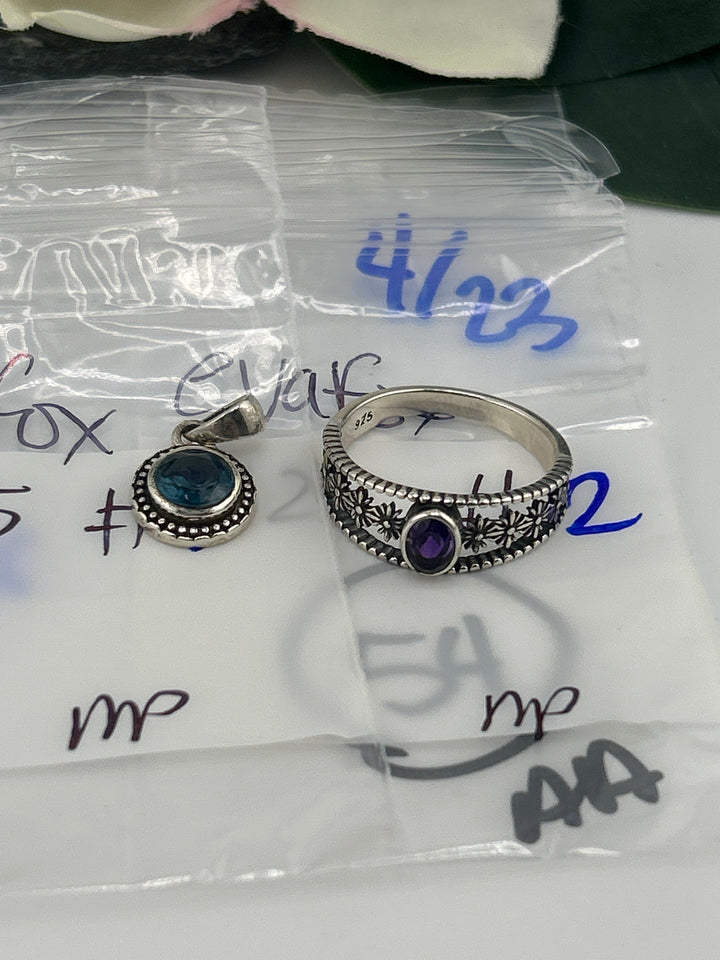 RESERVED FOR: evafox - 4/23/2025 tiktok Live Show - 2 Sterling Silver Items
