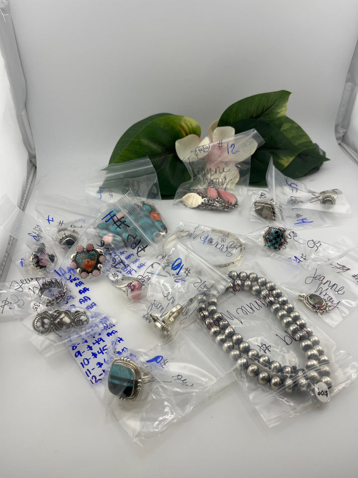 RESERVED FOR: Jeanne Wray - 4/29/2025 tiktok A.M Live Show - 16 Sterling Silver Items