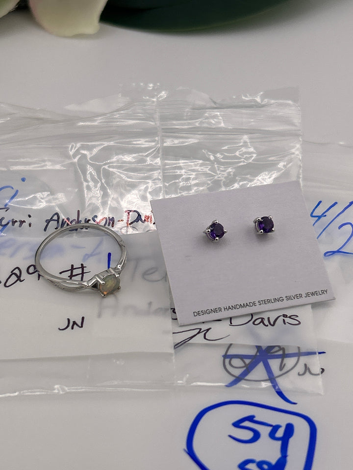 RESERVED FOR: Terri Anderson-Davis - 4/26/2025 tiktok Live Show - 2 Sterling Silver Items