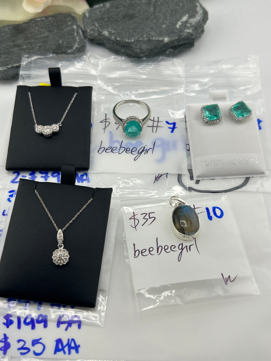 RESERVED FOR: bee_bee_girl- 3/29/2025 The Collective Boutique App Live Show - 10 Sterling Silver Items
