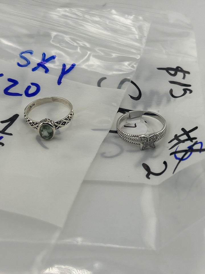 RESERVED FOR: SKY BAG 2 - 5/26/2025 tiktok A.M Live Show - 2 Sterling Silver Items