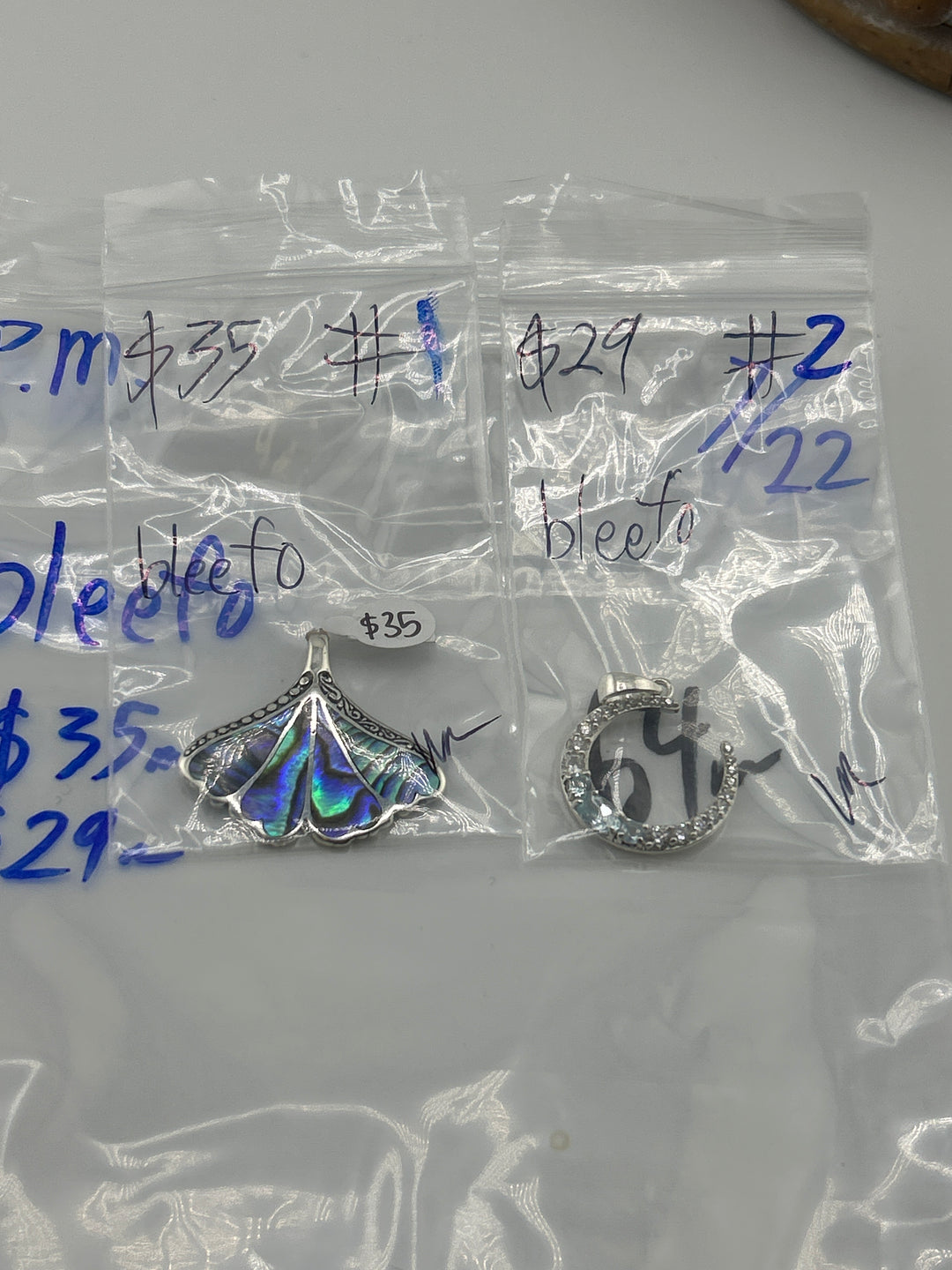 PM SHOW 48HR - RESERVED FOR:  bleefo - 7/22/2025 FL tiktok Live Show - 2 Sterling Silver Items