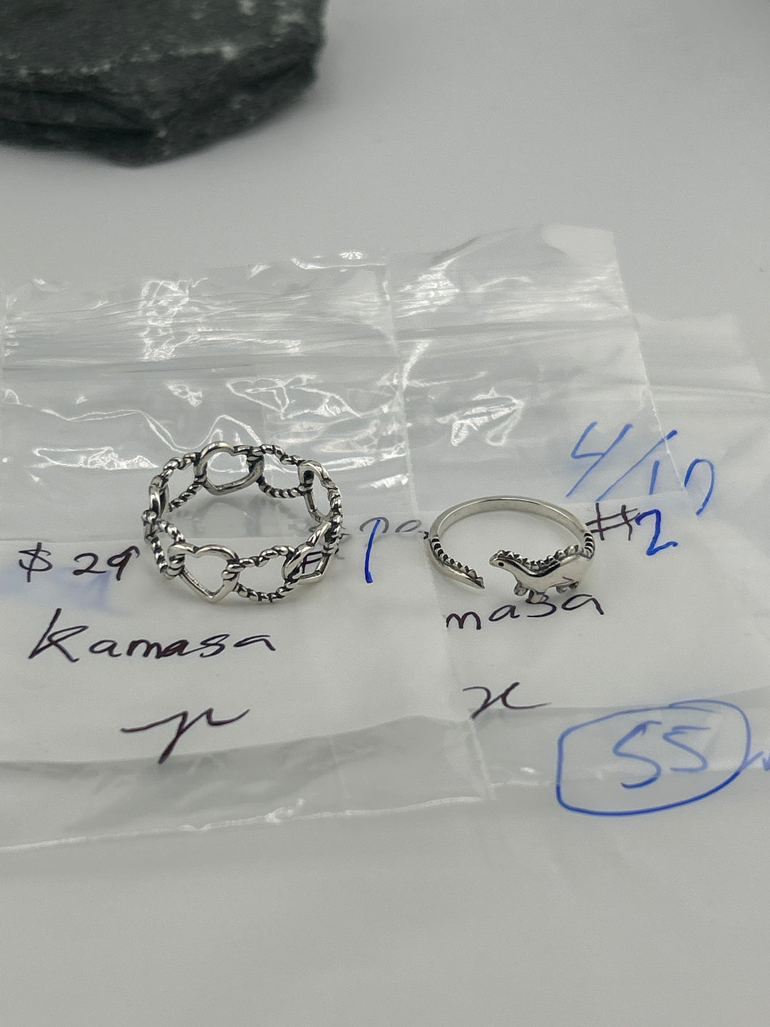 RESERVED FOR: kamasa - 4/10/2025 tiktok Live Show -2 Sterling Silver Items
