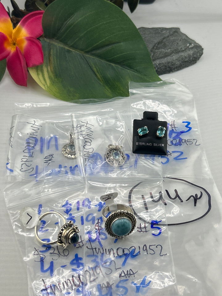 PM SHOW 48HR - RESERVED FOR: twin0021952 - 9/03/2025 FL tiktok Live Show - 5 Sterling Silver Items