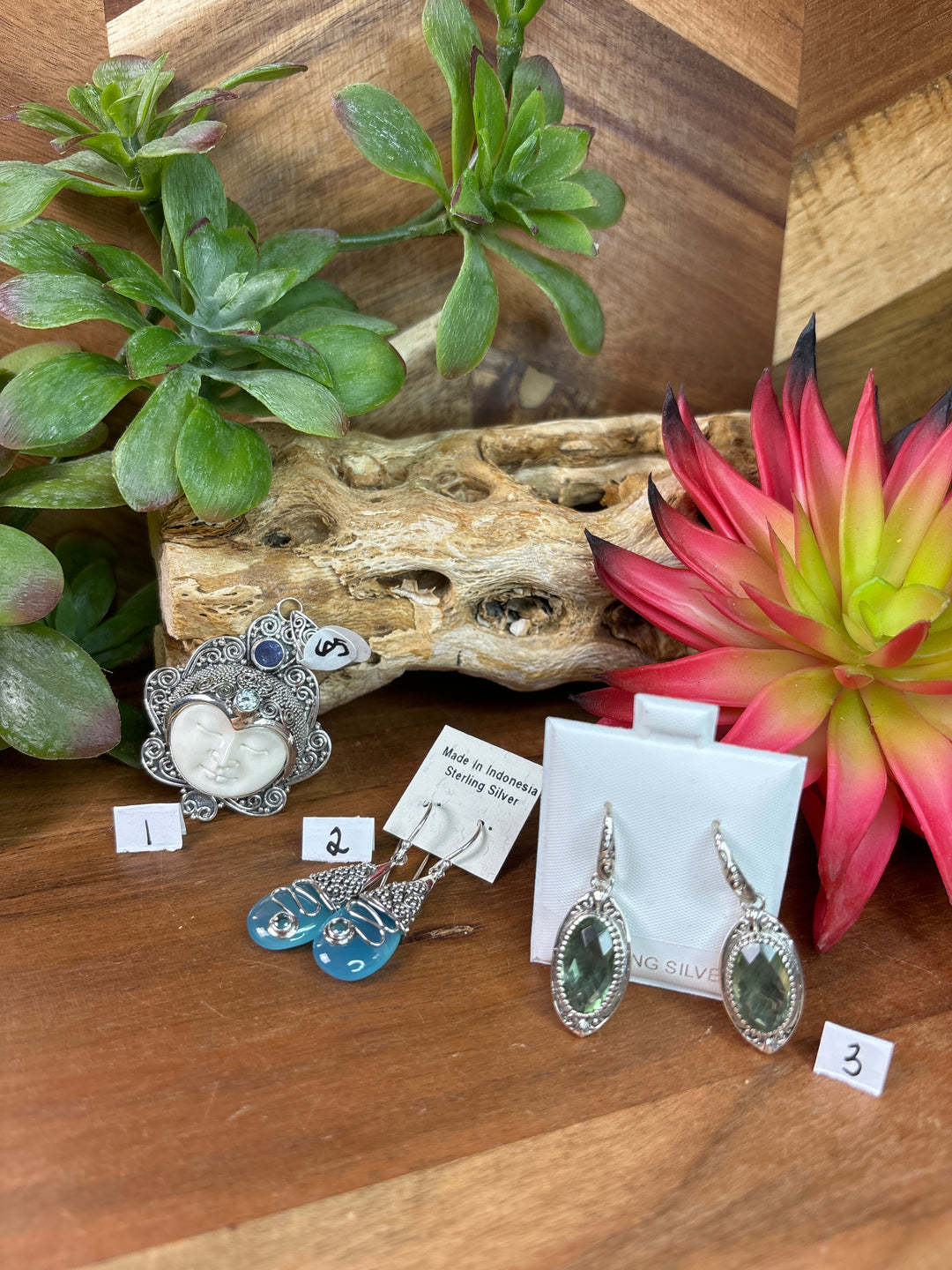 RESERVED FOR: Onessa Beauty 8/4/24- 3 Sterling Silver Items