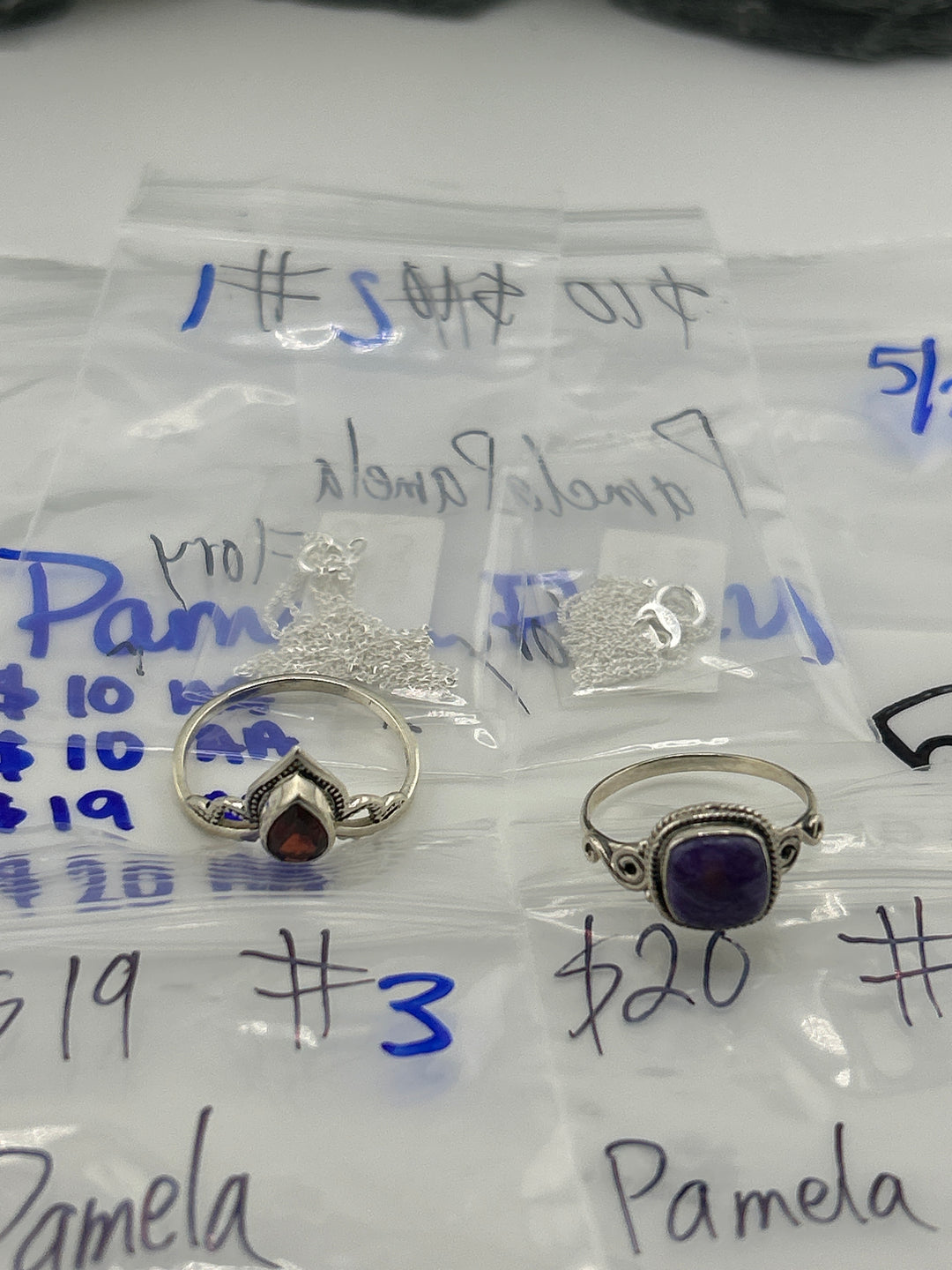 RESERVED FOR: Pamela Flory - 5/21/2025 tiktok Live Show - 4 Sterling Silver Items