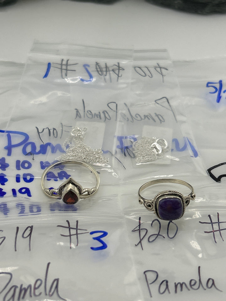 RESERVED FOR: Pamela Flory - 5/21/2025 tiktok Live Show - 4 Sterling Silver Items