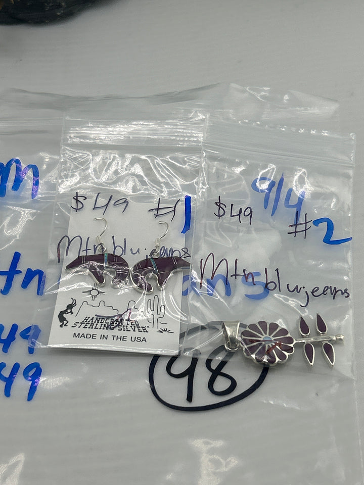 PM SHOW 48HR - RESERVED FOR: Mtnblujeans - 9/04/2025 FL tiktok Live Show - 2 Sterling Silver Items