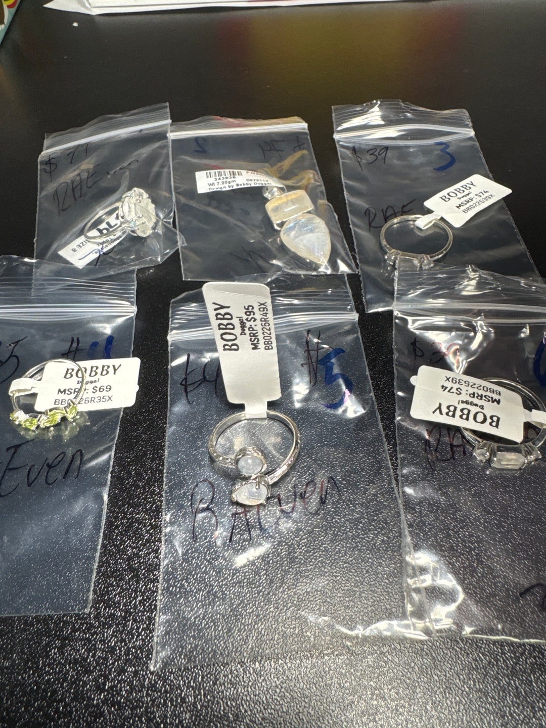 RAEven - 2/13/26 - 6 925 Sterling Silver Items