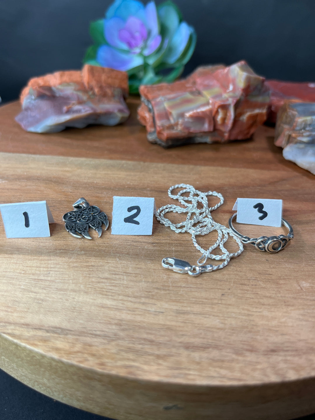 RESERVED FOR: PyroNurse- 7/7/24- 3 Sterling Silver Items