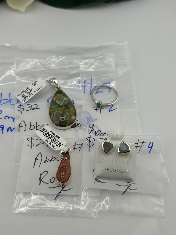 RESERVED FOR: Abby Rose - 4/27/2025 tiktok Live Show - 4 Sterling Silver Items