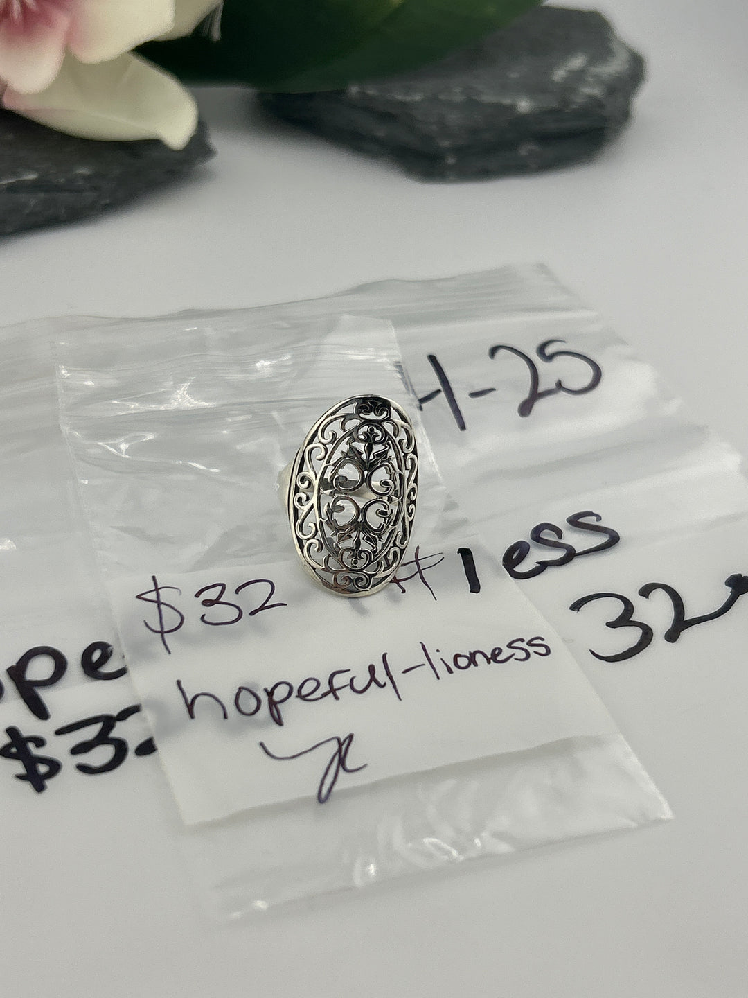 RESERVED FOR: hopeful-lioness - 4/25/2025 tiktok Live Show - 1 Sterling Silver Items