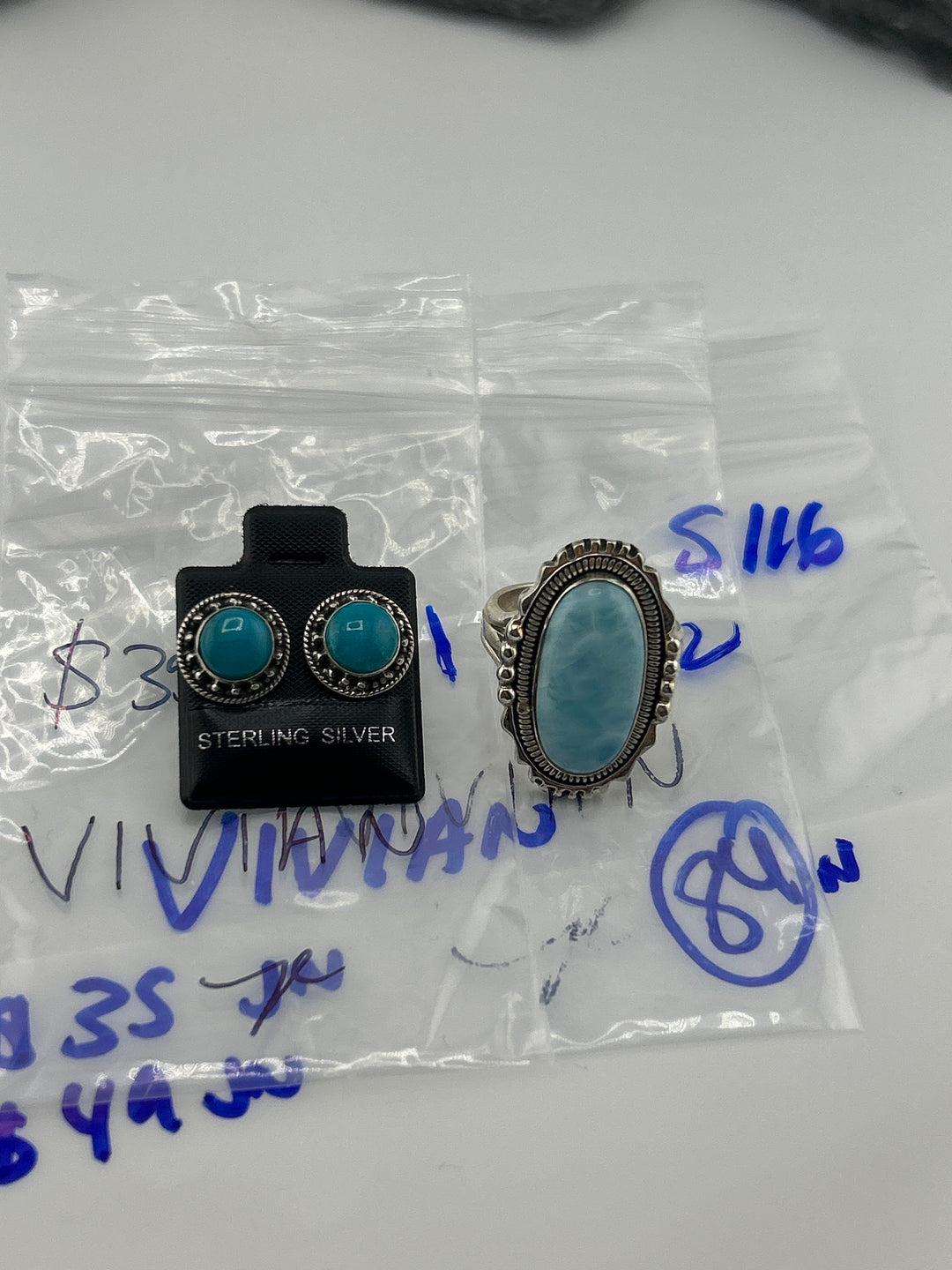 RESERVED FOR: VIVIAN - 5/16/2025 tiktok Live Show -2  Sterling Silver Items