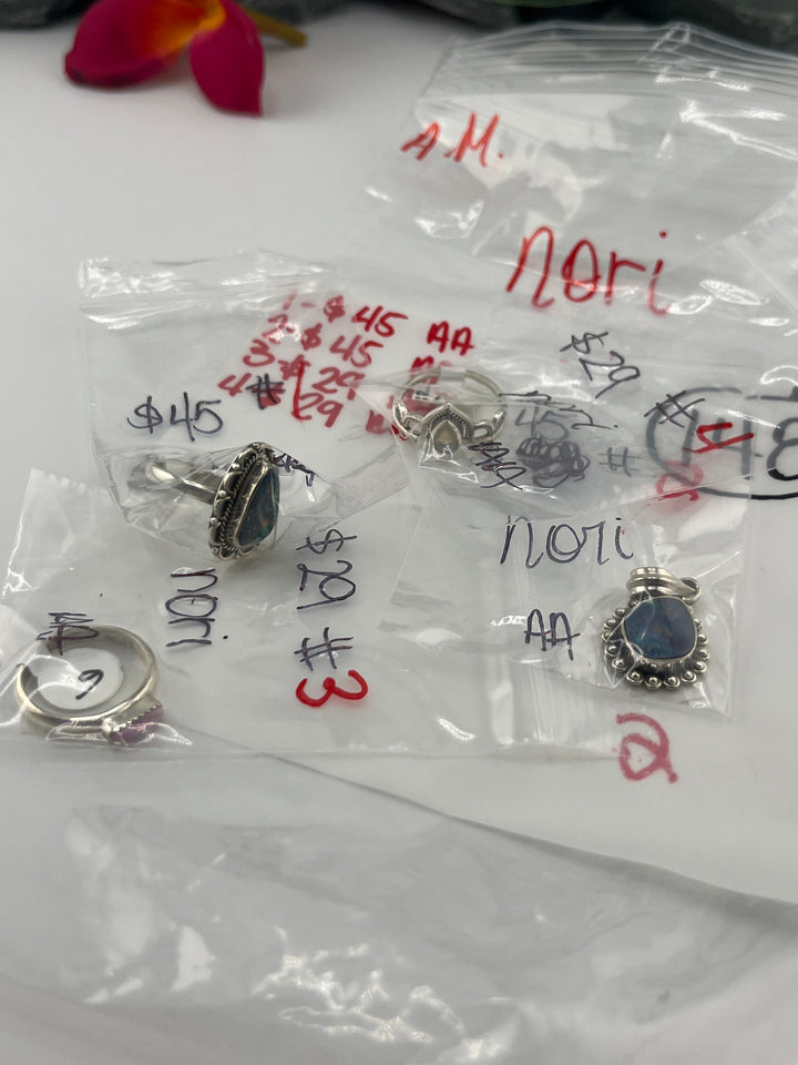 AM SHOW 48HR RESERVED FOR: nori - 10/24/2025 FL tiktok Live Show - 4 Sterling Silver Items